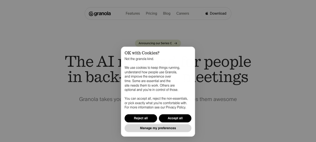Granola — Mac-native AI notepad for meeting notes