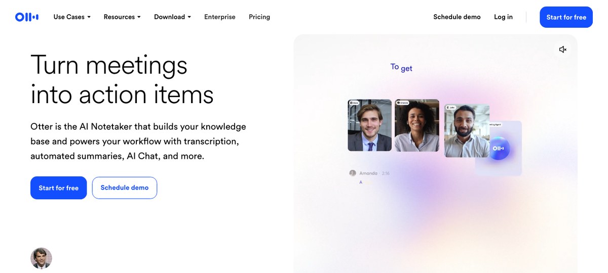 Otter.ai — long-running AI meeting note-taker available on Mac